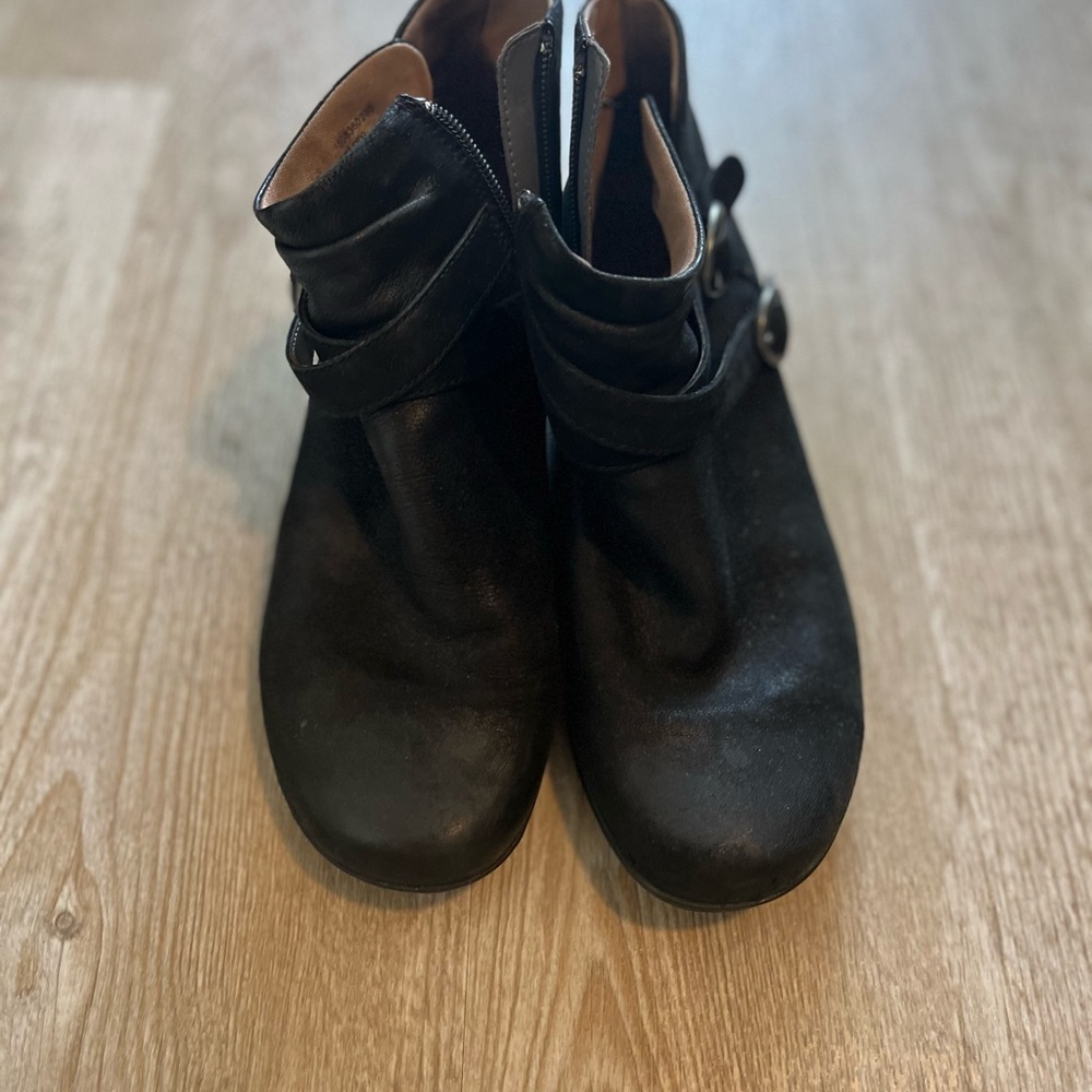Dansko Black Ankle Boots